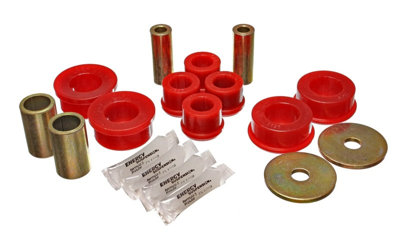 Energy Suspension 02-06 Subaru Impreza/WRX Red Front Control Arm Bushing Set-thumbmail-2