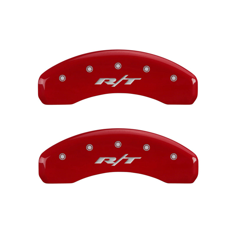 MGP 4 Caliper Covers Engraved Front & Rear RT1-Truck Red finish silver ch-thumbmail-5