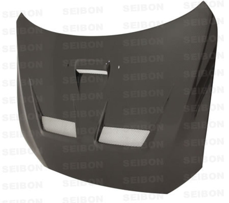 Seibon 08-12 Mitsubishi Evolution X CW-style Carbon Fiber Hood-thumbmail-1
