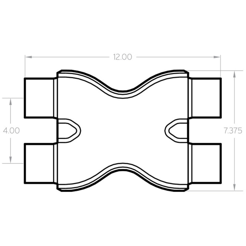 MagnaFlow Smooth Trans X 2.5/2.5 X 12 SS-thumbmail-5