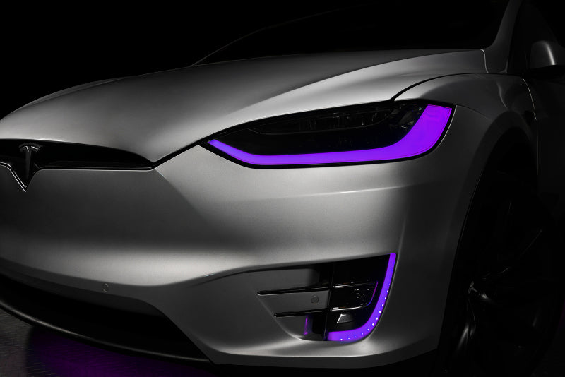 ORACLE Lighting 16-21 Tesla Model X Dynamic ColorSHIFT Headlight & Fog Light DRL Upgrade Kit-thumbmail-14