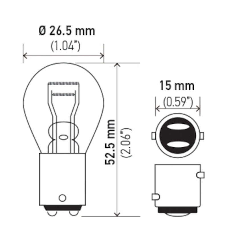 Hella Bulb 7225 12V 21/4W BAZ15d S8-thumbmail-6