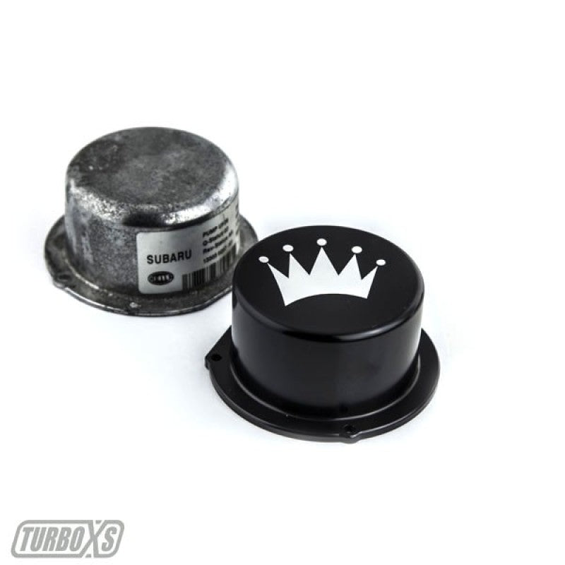 Turbo XS 15-16 Subaru WRX Billet Aluminum Vacuum Pump Cover - Black-thumbmail-3