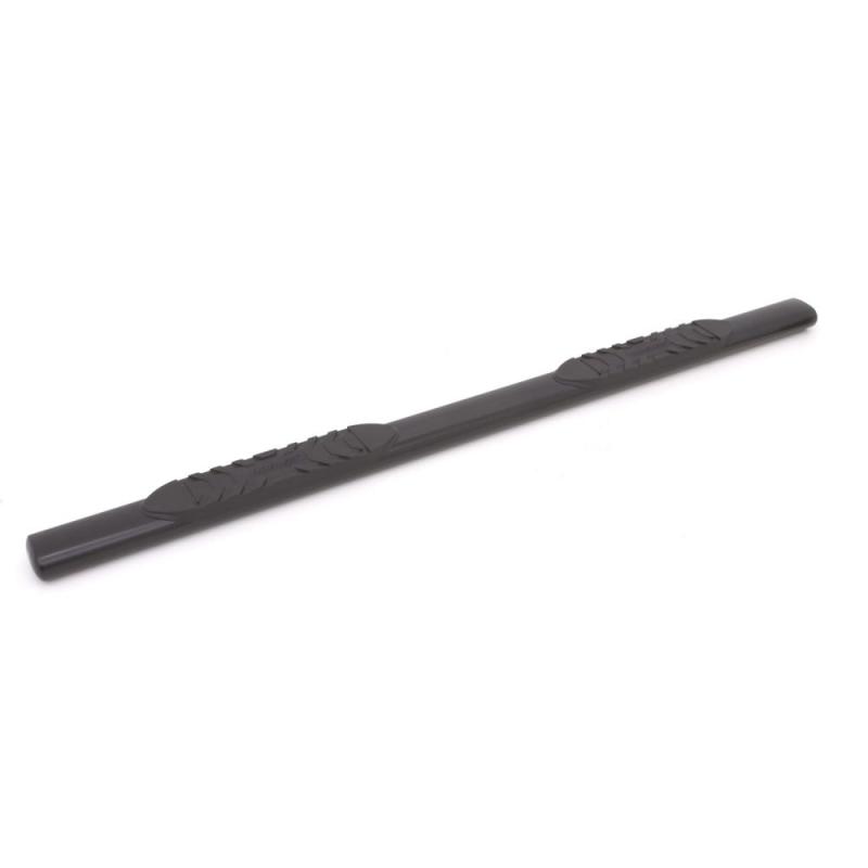 Lund 15-17 Chevy Colorado Crew Cab 5in. Oval Straight Steel Nerf Bars - Black-thumbmail-3