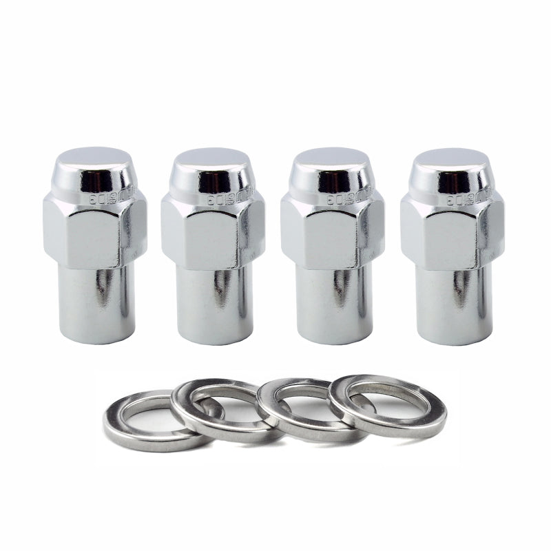 McGard Hex Lug Nut (Reg. Shank - .746in.) 1/2-20 / 13/16 Hex / 1.65in. Length (4-Pack) - Chrome-thumbmail-6