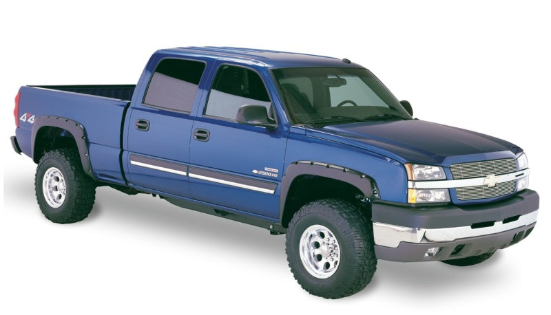 Bushwacker 21-22 Chevrolet Colorado 61.7in Bed Fleetside FF Pocket Style Flares 4pc - Smooth Black-thumbmail-4