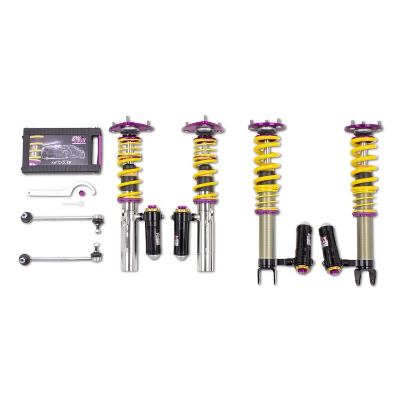 KW Porsche 911 997 Carrera 4/4S Turbo Clubsport Coilover Kit 3-Way-thumbmail-1