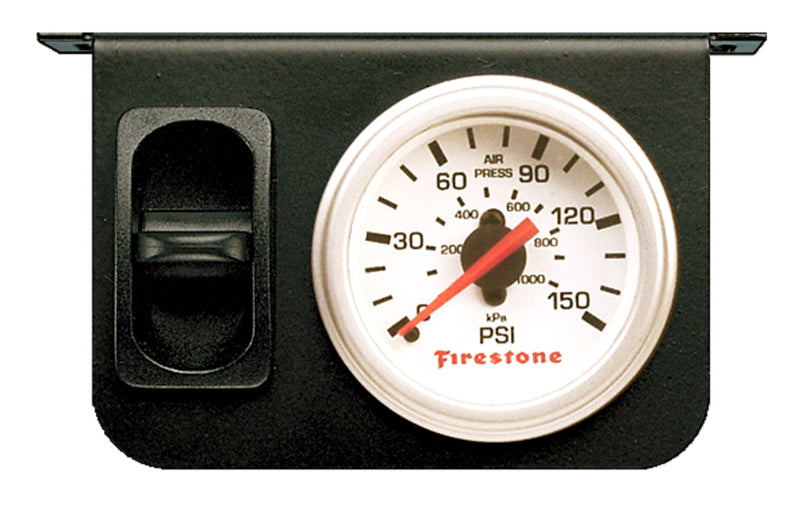 Firestone Air Adj. Leveling Electric Control Panel w/Single Gauge 0-150psi - White (WR17602229)-thumbmail-2