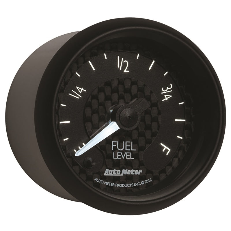 Autometer GT Series 52mm Full Sweep Electronic 0-280 ohm Fuel Level Programmable Empty-Full Range-thumbmail-3
