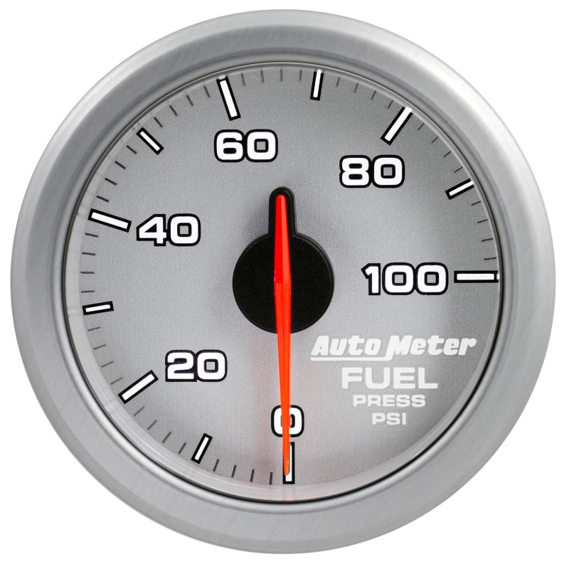 Autometer Airdrive 2-1/6in Fuel Pressure Gauge 0-100 PSI - Silver-thumbmail-2