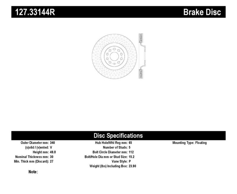 StopTech Slotted & Drilled Sport Brake Rotor-thumbmail-7