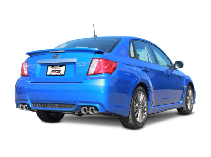 Borla 11-14 Subaru Impreza WRX/STI Sedan 4dr ATAK SS Catback Exhaust-thumbmail-4
