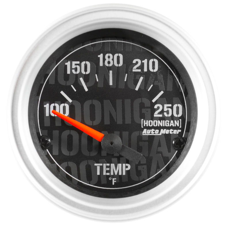 Autometer Hoonigan 52mm 100-200 Deg F Full Electronic Water Temp Gauge-thumbmail-1