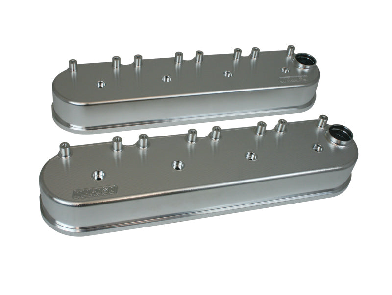 Moroso GM LS Valve Cover (w/AEM/Holley/Other Smart Coils) - Tall - Billet Aluminum - Pair-thumbmail-1