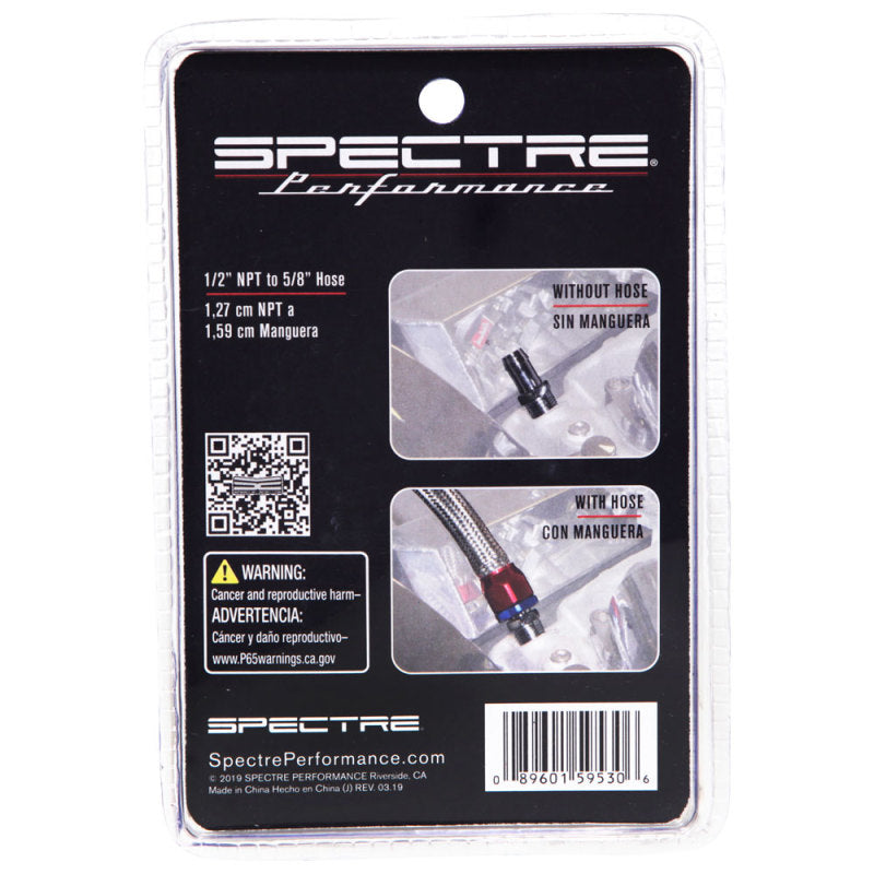 Spectre Heater Hose Fitting 5/8in. - Chrome-thumbmail-6