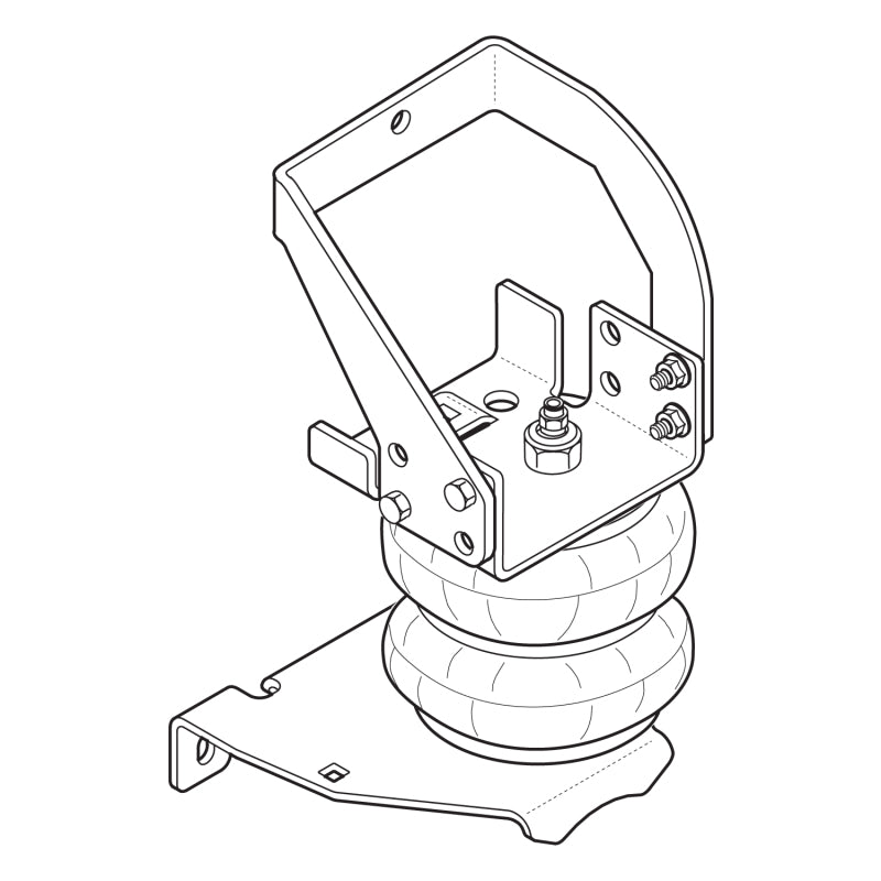 Firestone Ride-Rite Air Helper Spring Kit Rear 96-07 Ford E-450 (W217602377)-thumbmail-2
