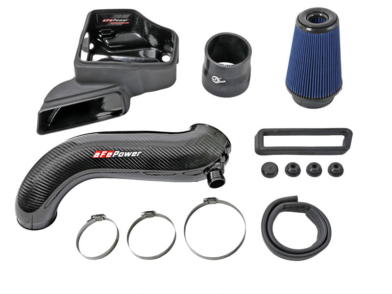 aFe 15-19 VW Golf R (MKVII) L4-2.0L (t) Track Series Carbon Fiber Intake System w/ Pro 5R Filter-thumbmail-8