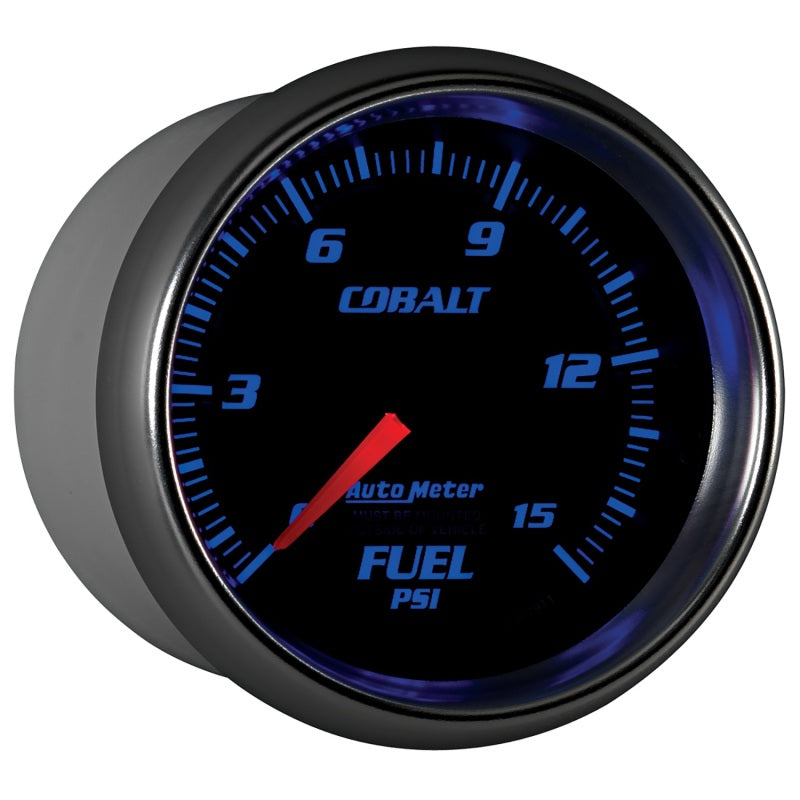 Autometer Cobalt 2-5/8in  Mechanical Fuel Pressure Gauge 0-15 PSI-thumbmail-5