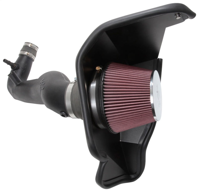 K&N 2018 Ford Mustang L4-2.3L F/I Aircharger Performance Intake-thumbmail-1