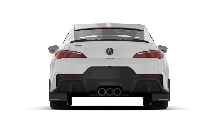 Rally Armor 23-24 Acura Integra + Integra A-Spec Black UR Mud Flap W/Dark Grey Logo (No Drill Req)-thumbmail-2