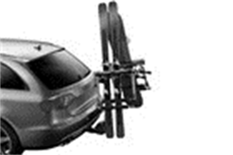 Thule Tram Ski/Snowboard Rack (Req. Thule Hanging Hitch Bike Rack to Mount) - Black/Silver