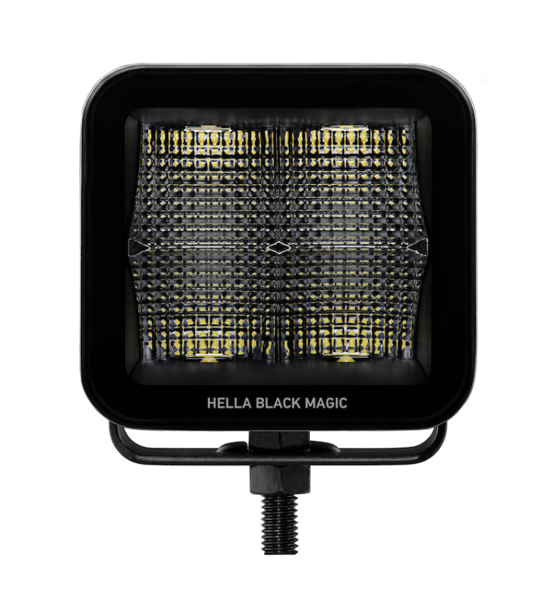 Hella Universal Black Magic 3.2in L.E.D. Cube Kit - Flood Beam (Short Range)-thumbmail-5