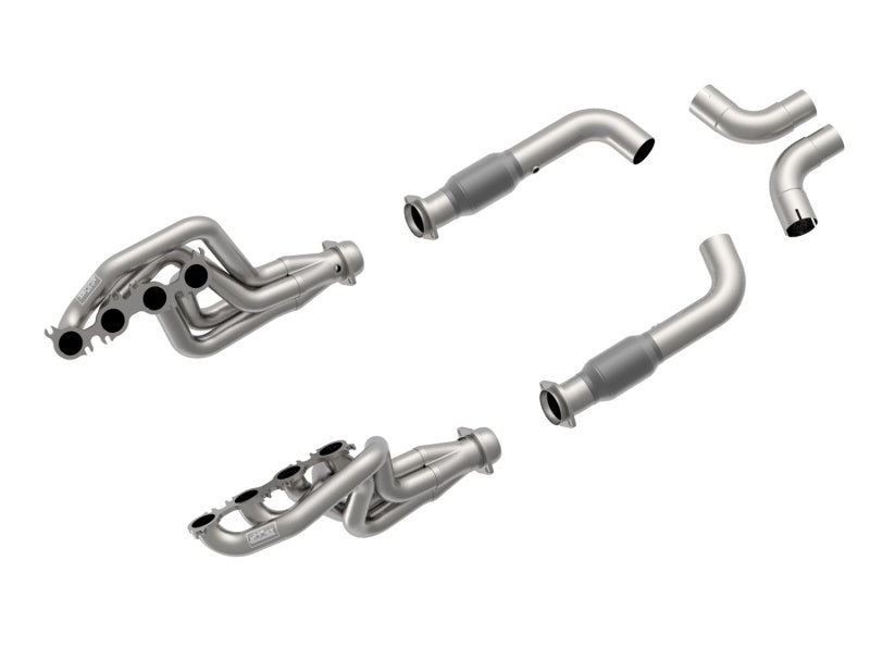 Kooks 2020 Mustang GT500 5.2L 2in x 3in SS Headers w/GREEN Catted Connection Pipe-thumbmail-15