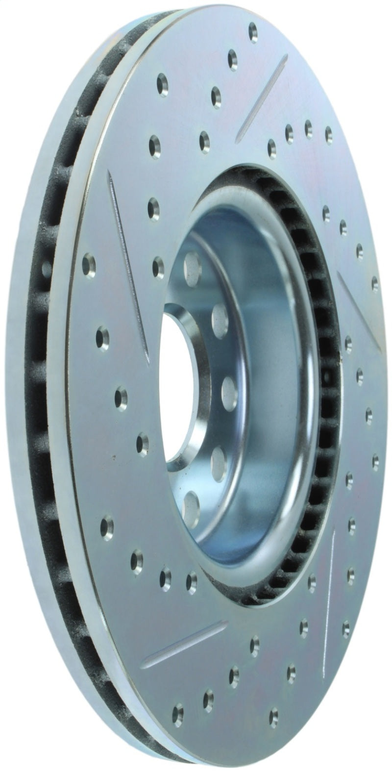 StopTech Select Sport 06-17 Volkswagen Jetta Slotted & Drilled Front Left Rotor-thumbmail-4