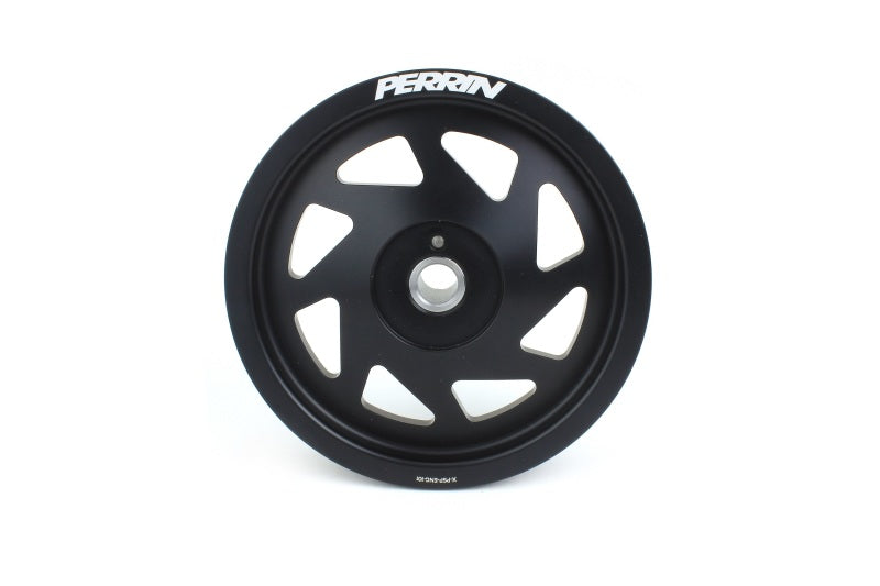 Perrin 2022 BRZ/86 / 19-22 Subaru WRX Lightweight Crank Pulley (FA/FB Eng w/Small Hub) - Black-thumbmail-3