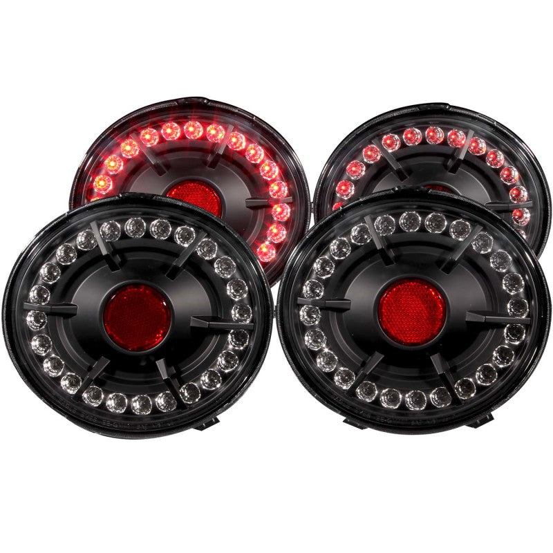 ANZO 2005-2010 Chevrolet Corvette LED Taillights Black 4pc-thumbmail-1
