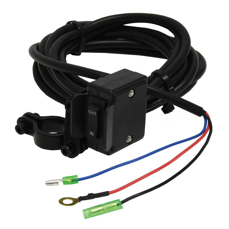 Superwinch 3500 LBS 12V DC 7/32in x 32ft Synthetic Rope Terra 3500SR Winch - Gray Wrinkle-thumbmail-6