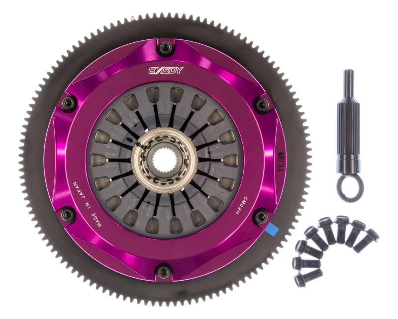Exedy 2002-2005 Subaru Impreza WRX H4 Hyper Triple Cerametallic Clutch Rigid Disc Pull Type Cover-thumbmail-3