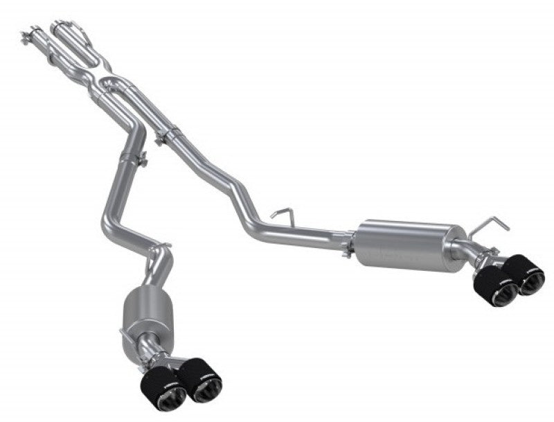 MBRP 20-21 Ford Explorer ST 3.0L Ecoboost SS 2.5in Dual Rear Exit w/ Carbon Fiber Quad Tips - T304-thumbmail-5