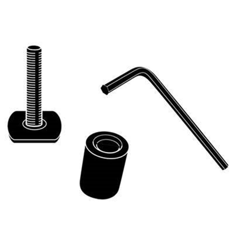 Thule Adapter Kit - T-Track Accessory Kit for All Thule Aluminum Bars - Black-thumbmail-2