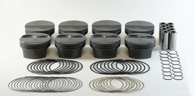 Mahle MS Chevrolet LS 5.3L Piston Set 329cid 3.800in Bore 3.622 Stroke 8.5cc 11.5 CR Set of 8-thumbmail-1