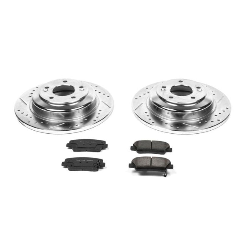 Power Stop 10-16 Hyundai Genesis Coupe Rear Z23 Evolution Sport Brake Kit-thumbmail-1