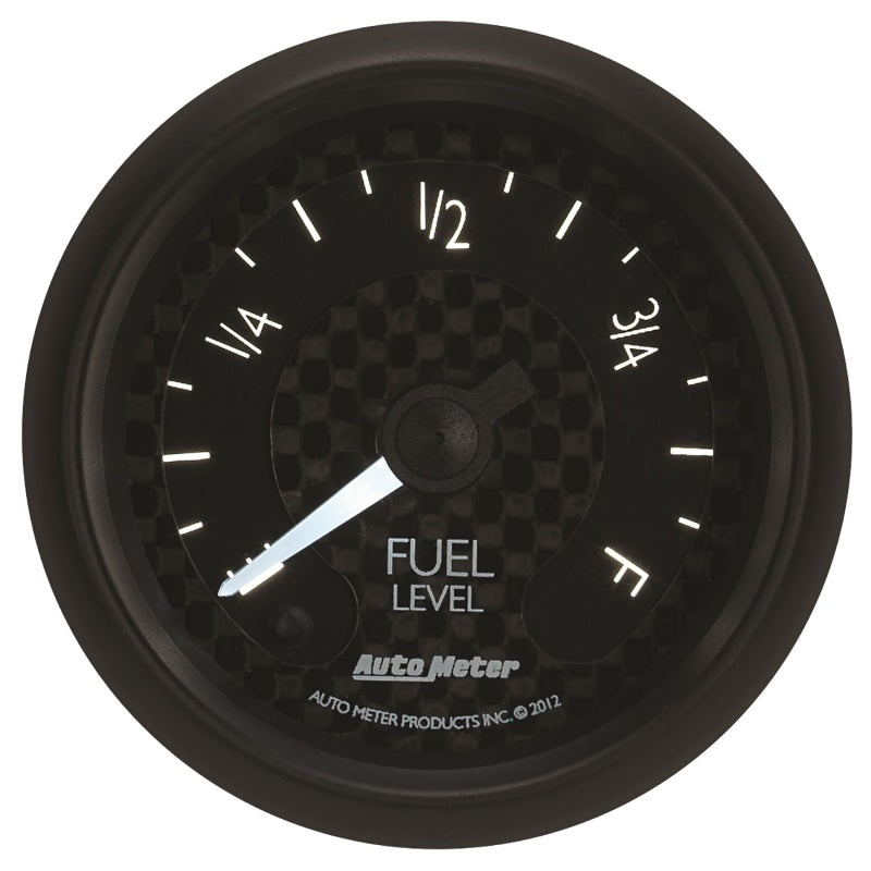Autometer GT Series 52mm Full Sweep Electronic 0-280 ohm Fuel Level Programmable Empty-Full Range-thumbmail-4