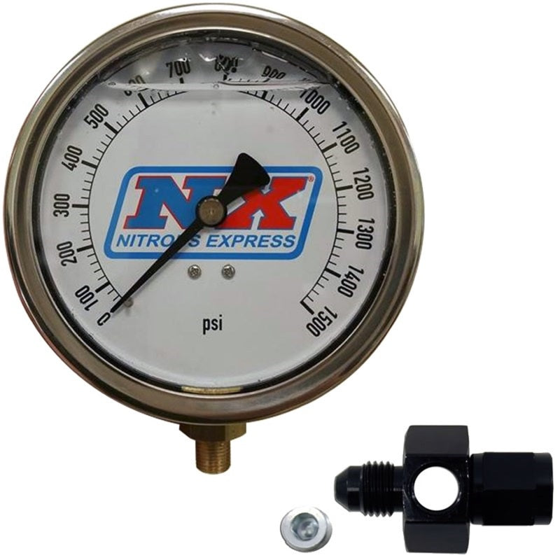 Nitrous Express Nitrous Pressure Gauge 4in-High Accuracy 6AN-thumbmail-2