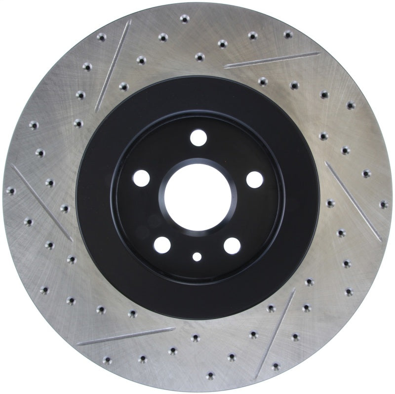 StopTech Drilled & Slotted Left Sport Brake Rotor for 2009 Cadillac CTS-V-thumbmail-5