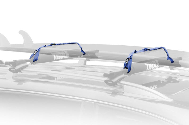 Thule Express Surf Strap - Stretchable Bungee for Roof Mounted Surfboard/SUP/Sailboard (Pair) - Blue-thumbmail-4