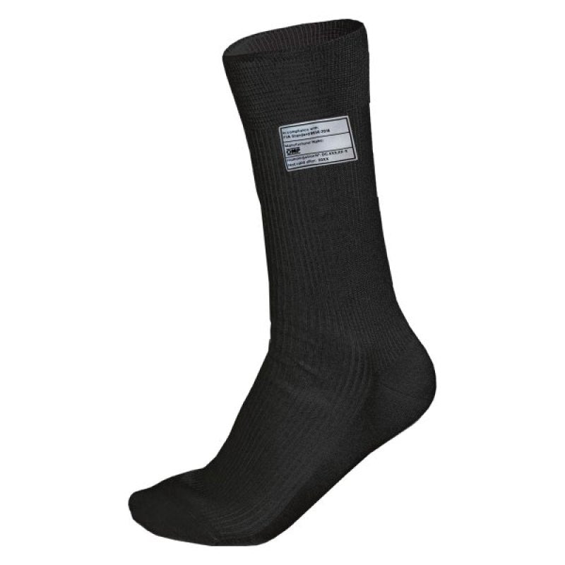 OMP Nomex Socks (Fia 8856-2018) Black - Size M-thumbmail-1