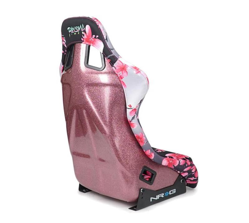 NRG FRP Bucket Seat PRISMA Japanese Cherry Blossom Edition W/ Pink Pearlized Back - Medium-thumbmail-2