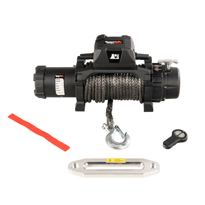 Rugged Ridge Trekker S12.5 Winch 12500lb Rope Wireless-thumbmail-2