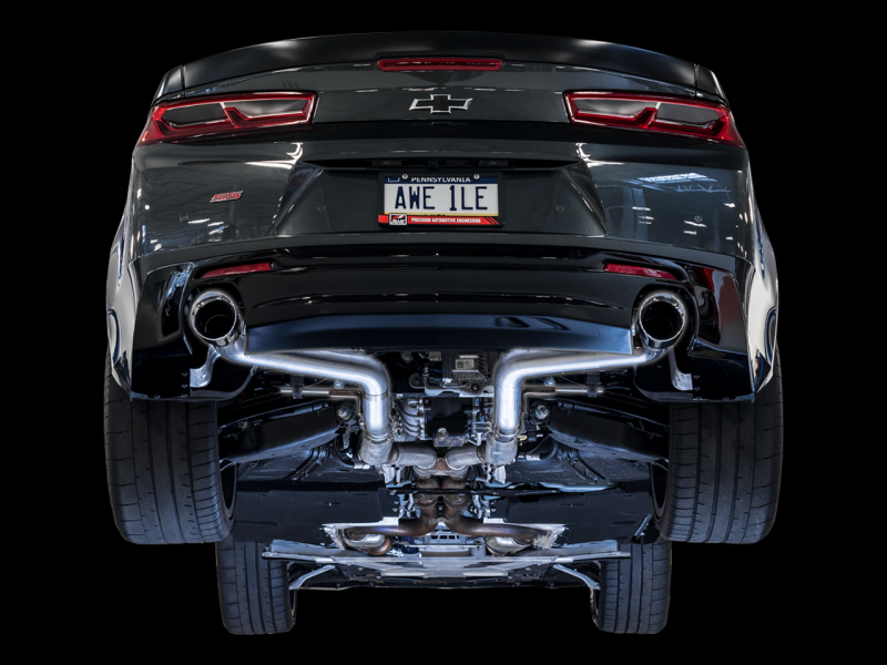 AWE Tuning 16-19 Chevrolet Camaro SS Axle-back Exhaust - Track Edition (Chrome Silver Tips)-thumbmail-3