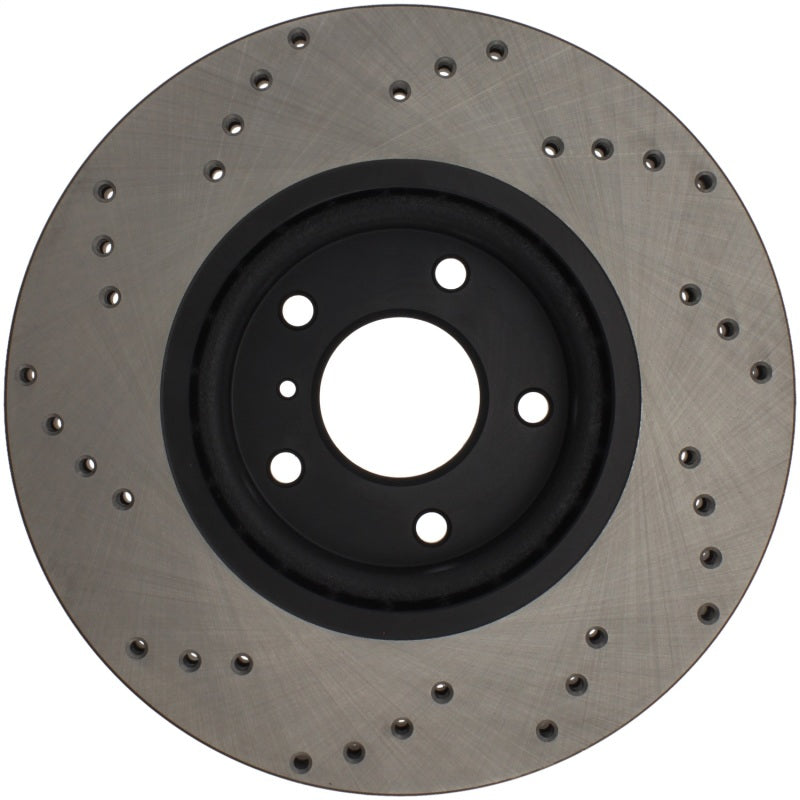 StopTech 08-09 Infiniti EX35 / 05-08 G35 / 09 G37 / 06-09 M35/M45 Drilled Right Front Rotor-thumbmail-9