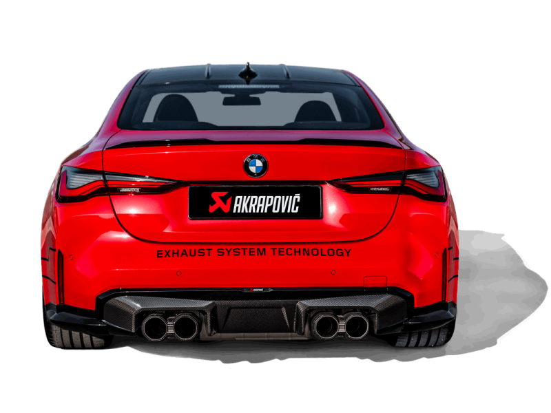 Akrapovic 21-22 BMW M3 (G80) / M4 (G82, G83) Rear Carbon Fiber Diffuser - High Gloss Black-thumbmail-1