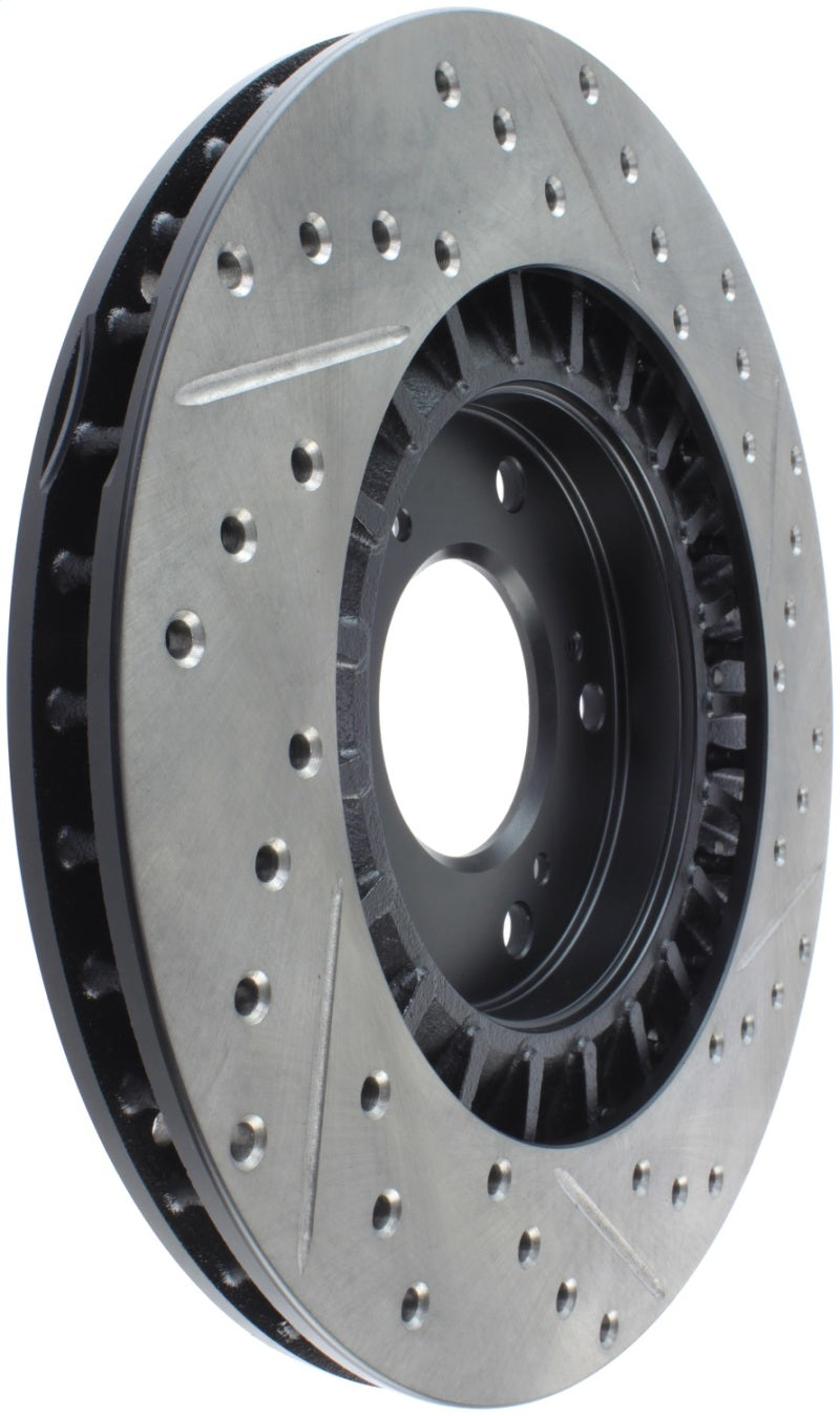 StopTech 00-09 S2000 Slotted & Drilled Right Front Rotor-thumbmail-8