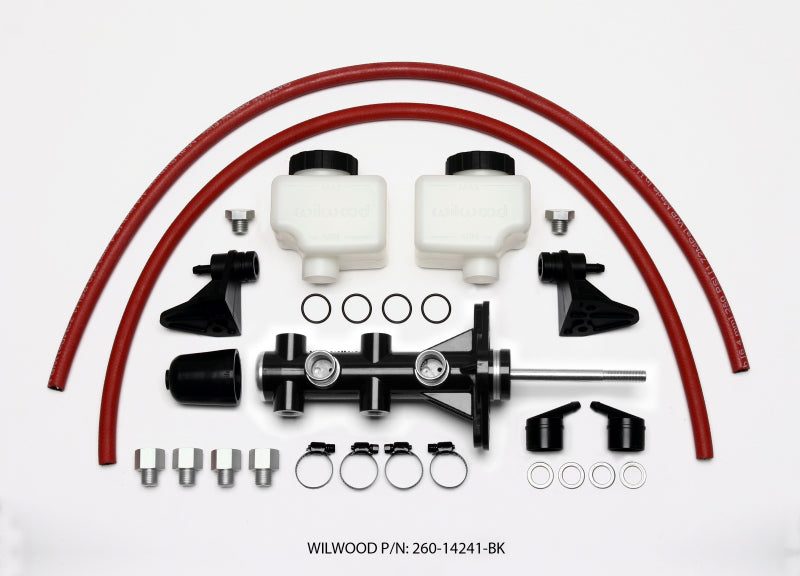 Wilwood Tandem Remote Master Cylinder - 7/8in Bore Black-thumbmail-2