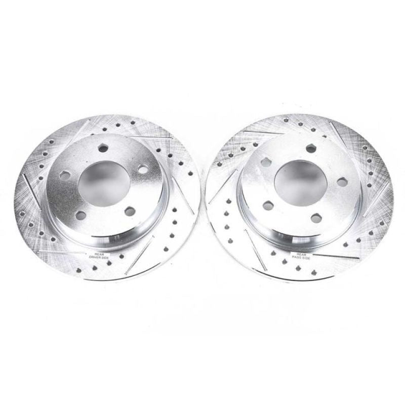 Power Stop 04-13 Mazda 3 Rear Evolution Drilled & Slotted Rotors - Pair-thumbmail-1