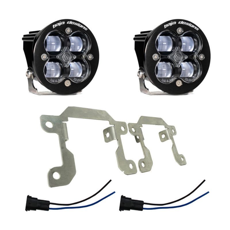 Baja Designs Ford/Subaru SAE Squadron Fog Light Pocket Kit - White-thumbmail-1